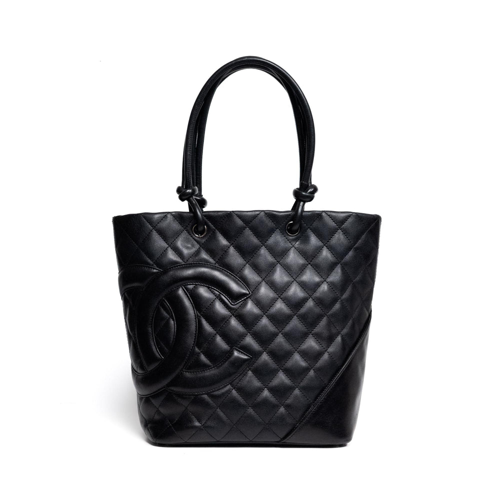Chanel Black Quilted Cambon Leather Handbag