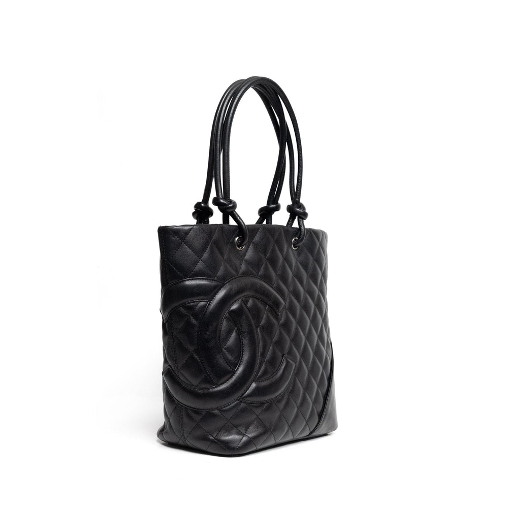 Chanel Black Quilted Cambon Leather Handbag
