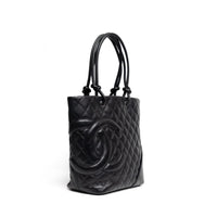 Chanel Black Quilted Cambon Leather Handbag