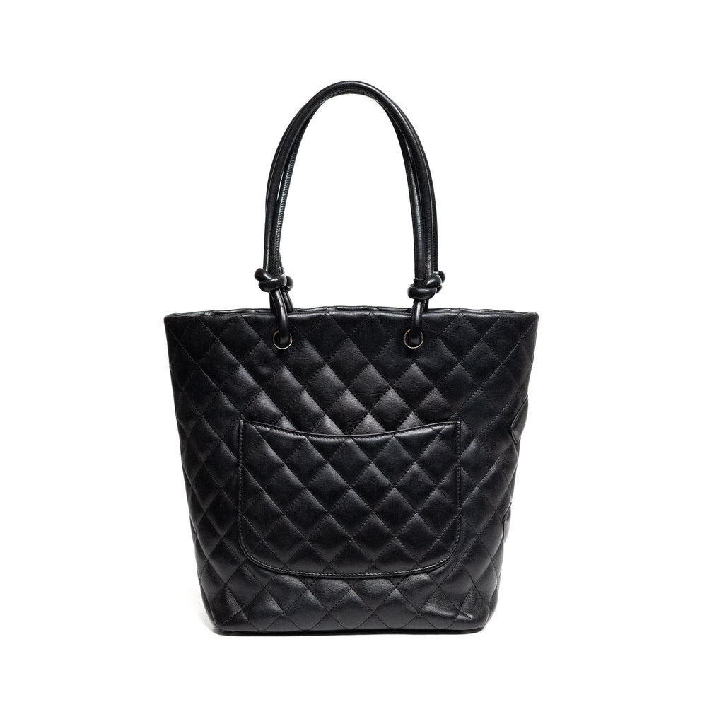 Chanel Black Quilted Cambon Leather Handbag