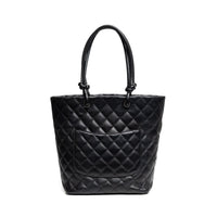 Chanel Black Quilted Cambon Leather Handbag