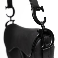 Christian Dior Saddle Bag Matte Black
