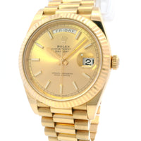 Rolex Day-Date 40mm 18ky 228238 card