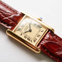 Cartier Tank Vermeil Small
