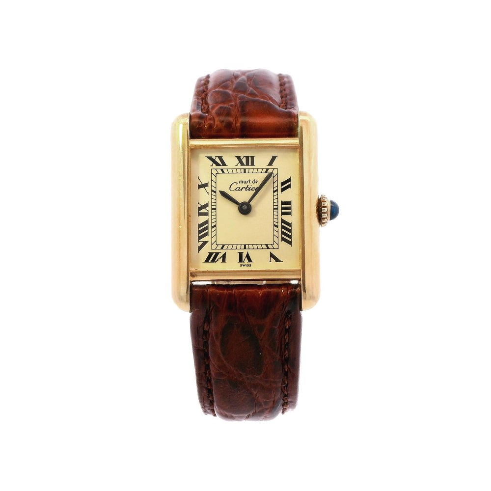 Cartier Tank Vermeil Small