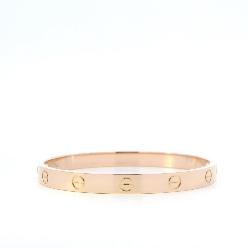 Cartier Love Bracelet 18kr Sz 17