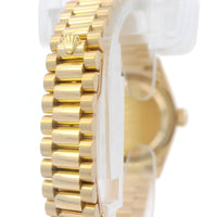 Rolex Datejust 26mm 18k YG 10-Diamond Dial Marker 69258G