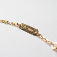 Van Cleef & Arpels 18k 1-Motif MOP Alhambra Necklace