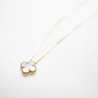 Van Cleef & Arpels 18ky 1-Motif MOP Necklace