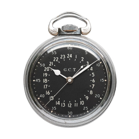 Hamilton GCT AN 5740 SS WWII Military Pocket Watch