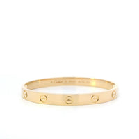 Cartier Love Bracelet 18ky Size 16