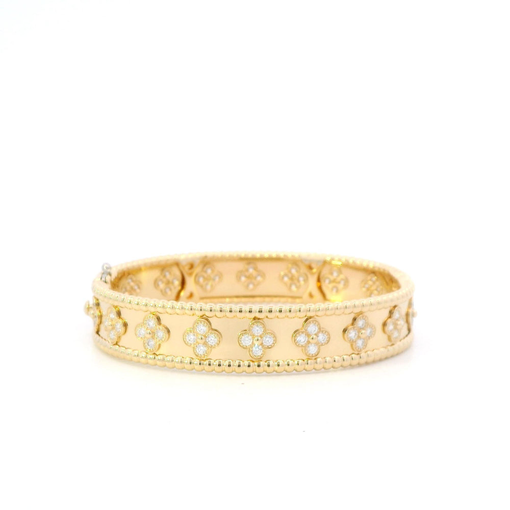 VCA Perlee Clovers Diamond bracelet XS(14.5cm) 18ky pap