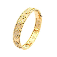 VCA Perlee Clovers Diamond bracelet XS(14.5cm) 18ky pap