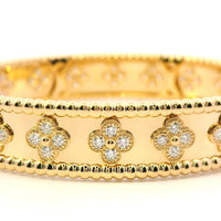 VCA Perlee Clovers Diamond bracelet XS(14.5cm) 18ky pap