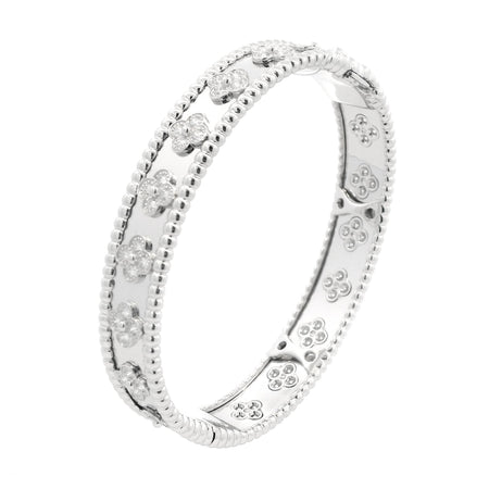 VCA Perlee Clovers Diamond bracelet XS(14.5cm) 18kw pap