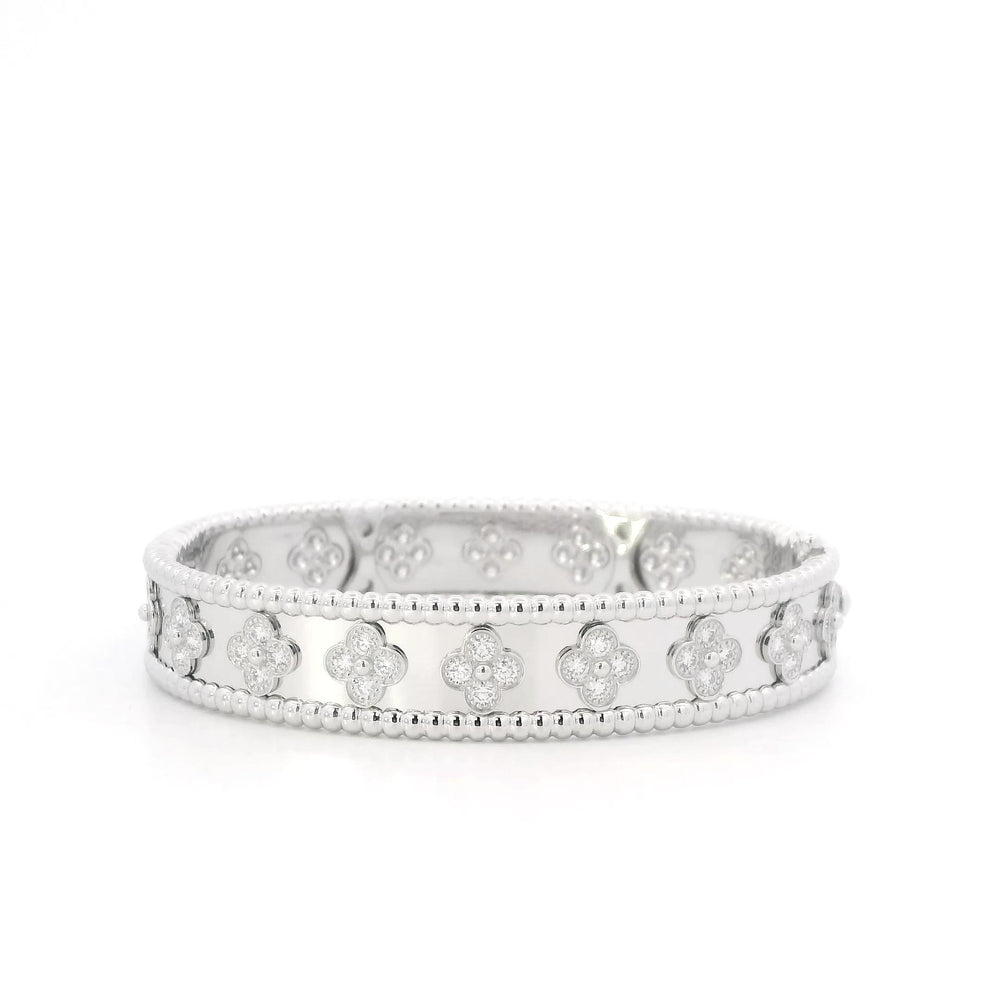 VCA Perlee Clovers Diamond bracelet XS(14.5cm) 18kw pap