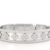 VCA Perlee Clovers Diamond bracelet XS(14.5cm) 18kw pap