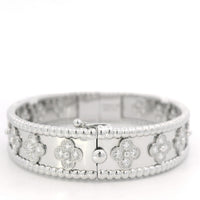 VCA Perlee Clovers Diamond bracelet XS(14.5cm) 18kw pap
