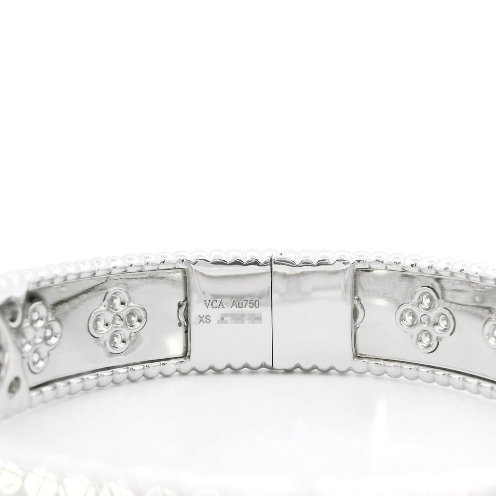 VCA Perlee Clovers Diamond bracelet XS(14.5cm) 18kw pap