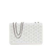 Goyard  Alexandre III  Chain Shoulder Bag Leather White