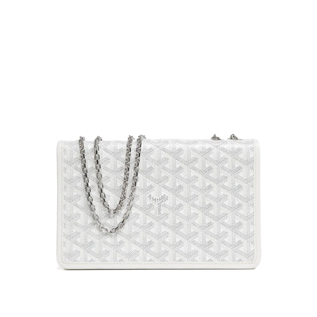Goyard  Alexandre III  Chain Shoulder Bag Leather White