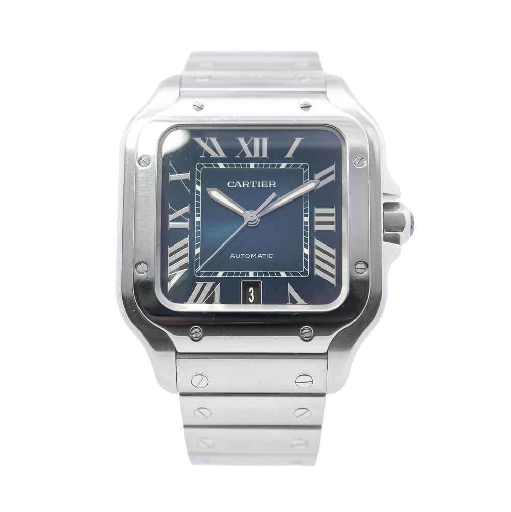 Cartier Santos SS Large WSSA0030 B&P
