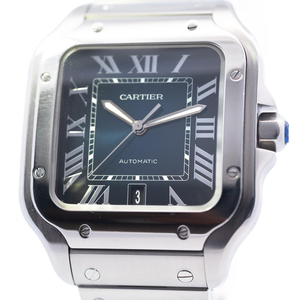 Cartier Santos SS Large WSSA0030 B&P