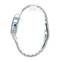 Cartier Santos Large Blue Dial & Bezel SS WSSA0048 B&P
