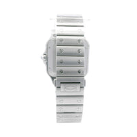 Cartier Santos Large Blue Dial & Bezel SS WSSA0048 B&P