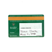 Rolex Yacht-Master II 44mm SS 116680 card