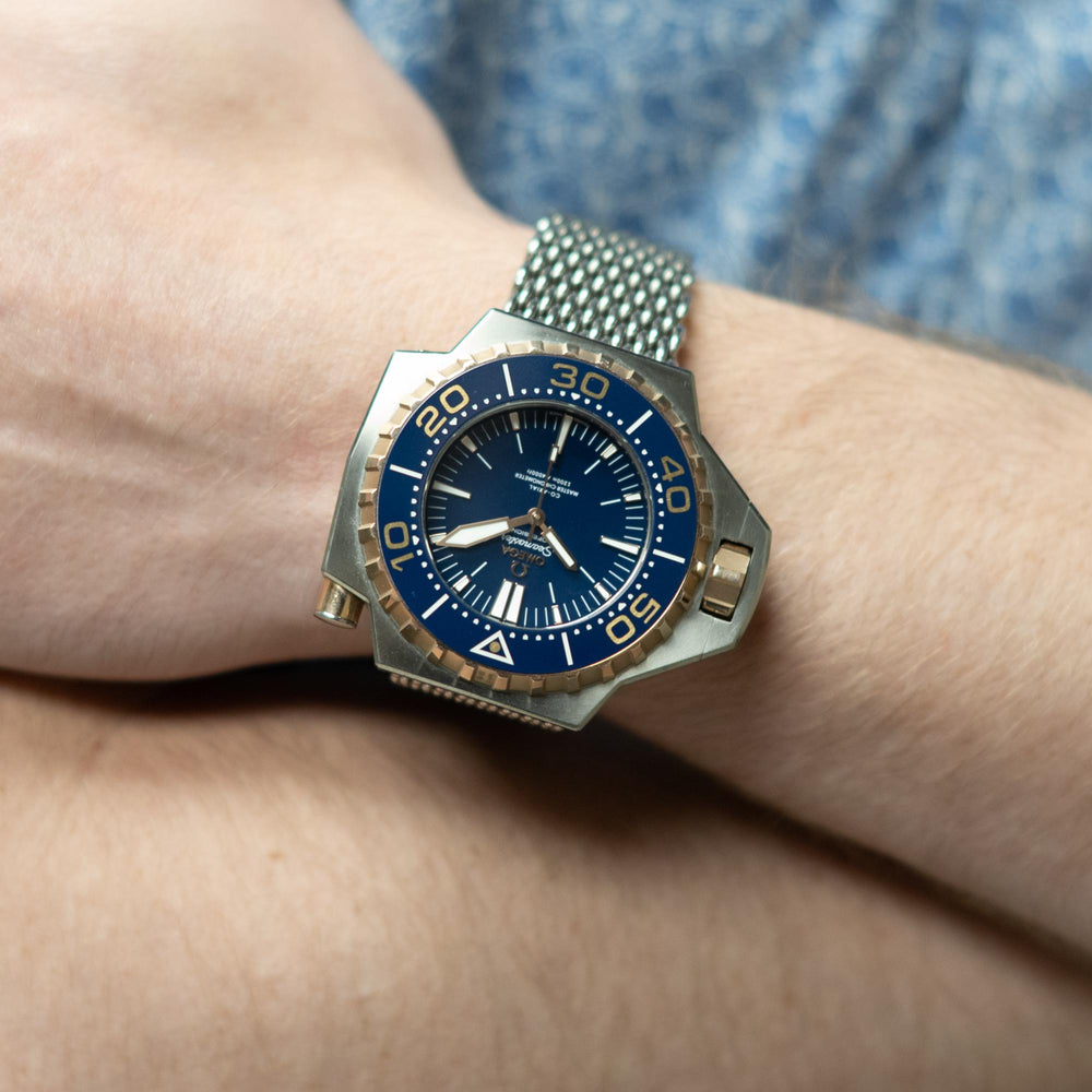 Omega Seamaster Ploprof 1200M RG/Titanium 227.60.55.21.03.001 B&P