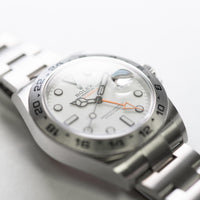 Rolex Polar 42mm Explorer II SS 216570 card