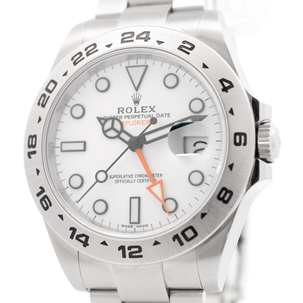 Rolex Polar 42mm Explorer II SS 216570 card