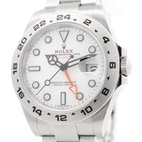 Rolex Polar 42mm Explorer II SS 216570 card