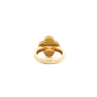 Van Cleef & Arpels Vintage Alhambra dia0.5ct/onyx YG Ring