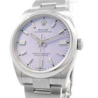 Rolex OP 36mm SS Lavender Dial 126000 card