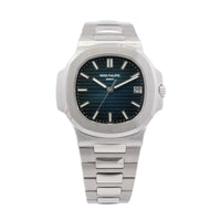 Patek Philippe Nautilus Blue Dial 18kw 5811/1G-001 B&P