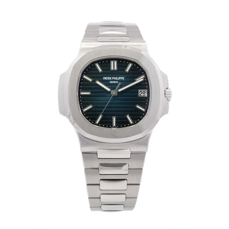Patek Philippe Nautilus Blue Dial 18kw 5811/1G-001 B&P