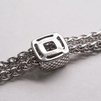 Andrea Candela Flower Station Bracelet Sterling/18ky Diamond Bracelet