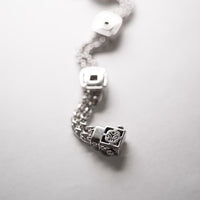 Andrea Candela Flower Station Bracelet Sterling/18ky Diamond Bracelet