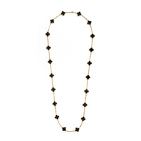 VCA 20 Motif Onyx 18ky Necklace