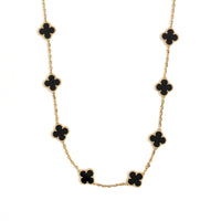 VCA 20 Motif Onyx 18ky Necklace