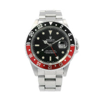 Rolex 40mm GMT Master Coke SS 16700