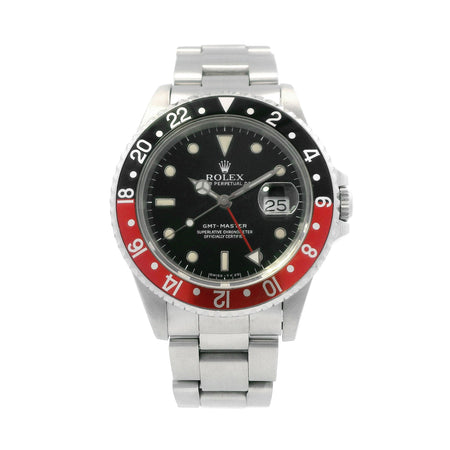 Rolex 40mm GMT Master Coke SS 16700