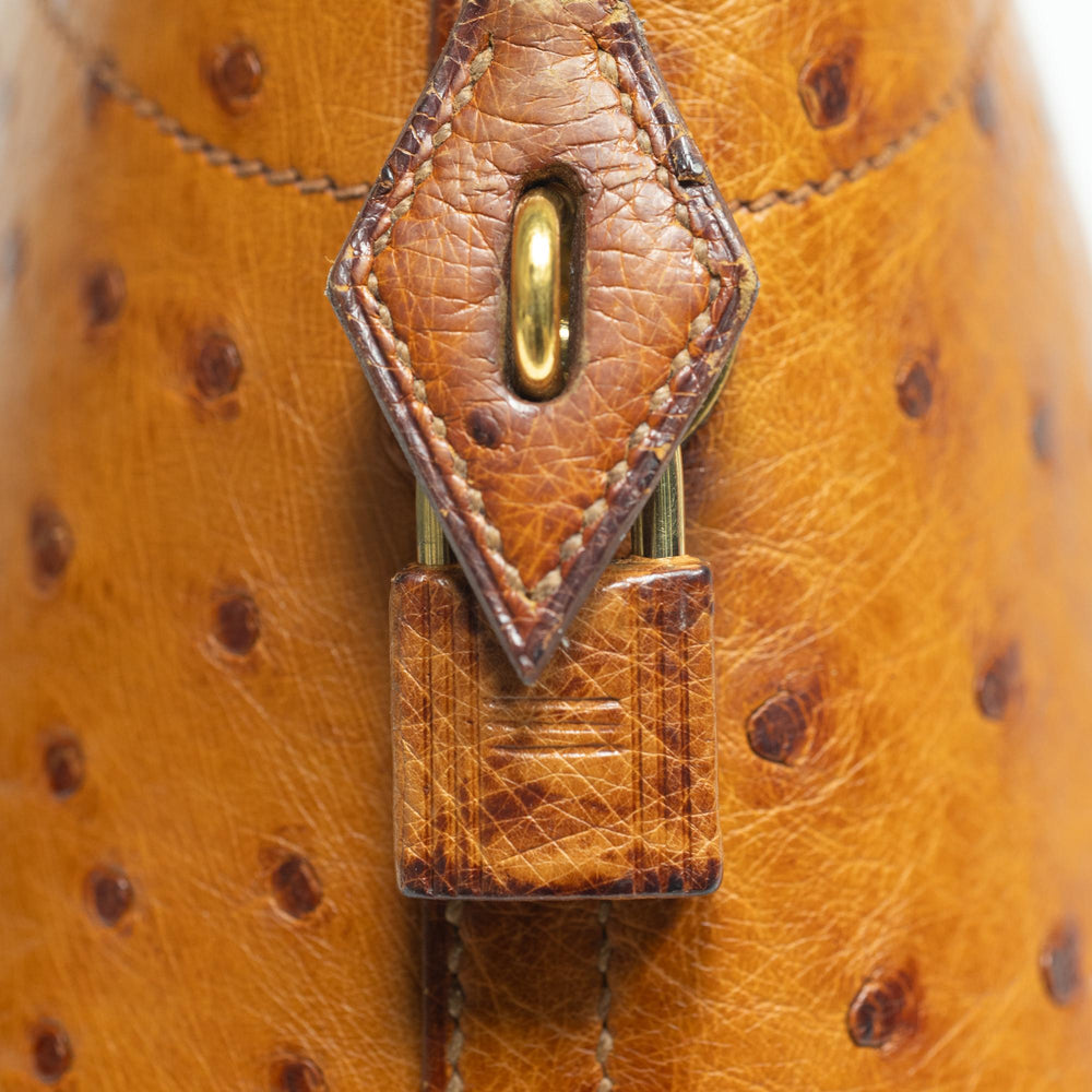 Hermes Bollide Tan Ostrich 35cm