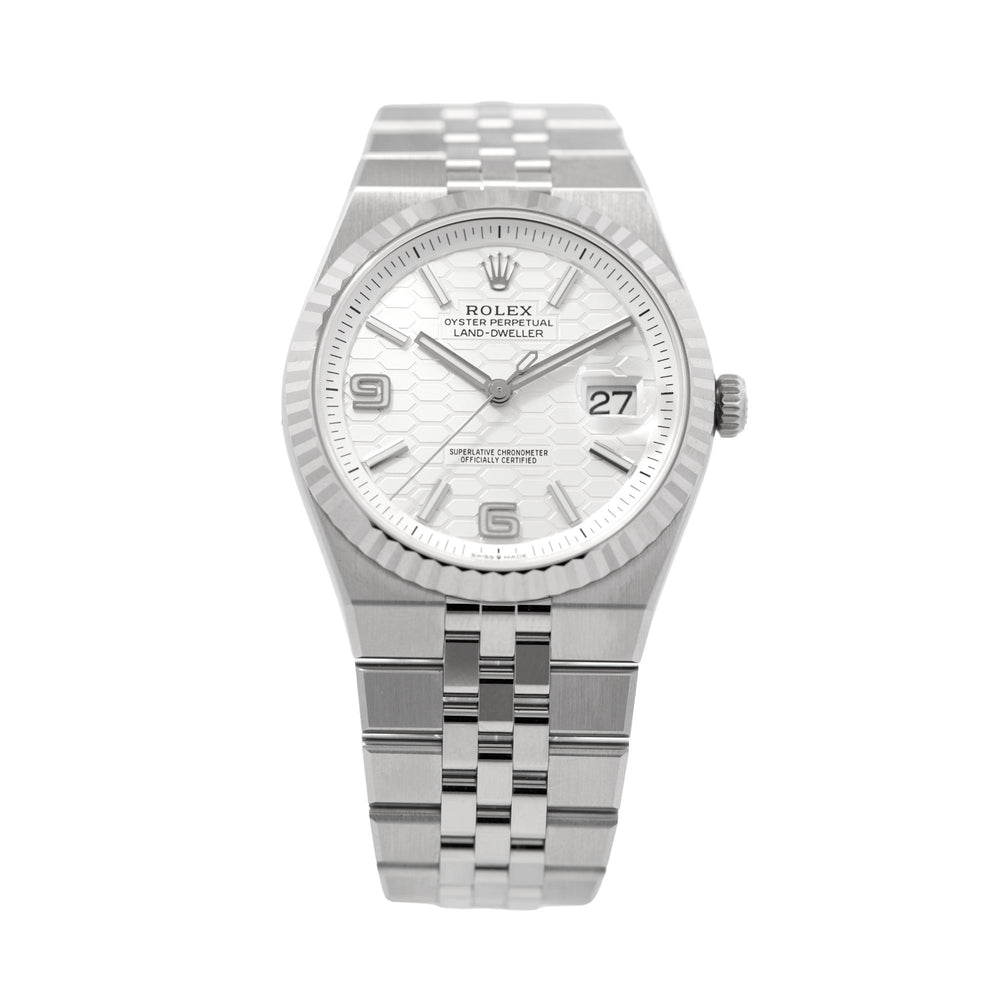 Rolex 40mm Land-Dweller SS/WG 127334 B&P
