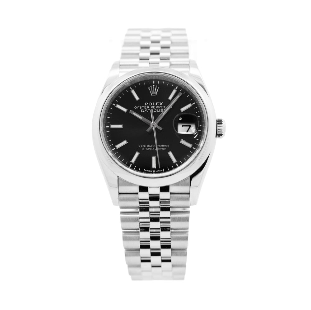 Rolex 36mm Datejust SS 126200 card