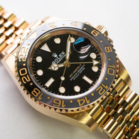 Rolex 40mm GMT Master II 18ky 126718GRNR card