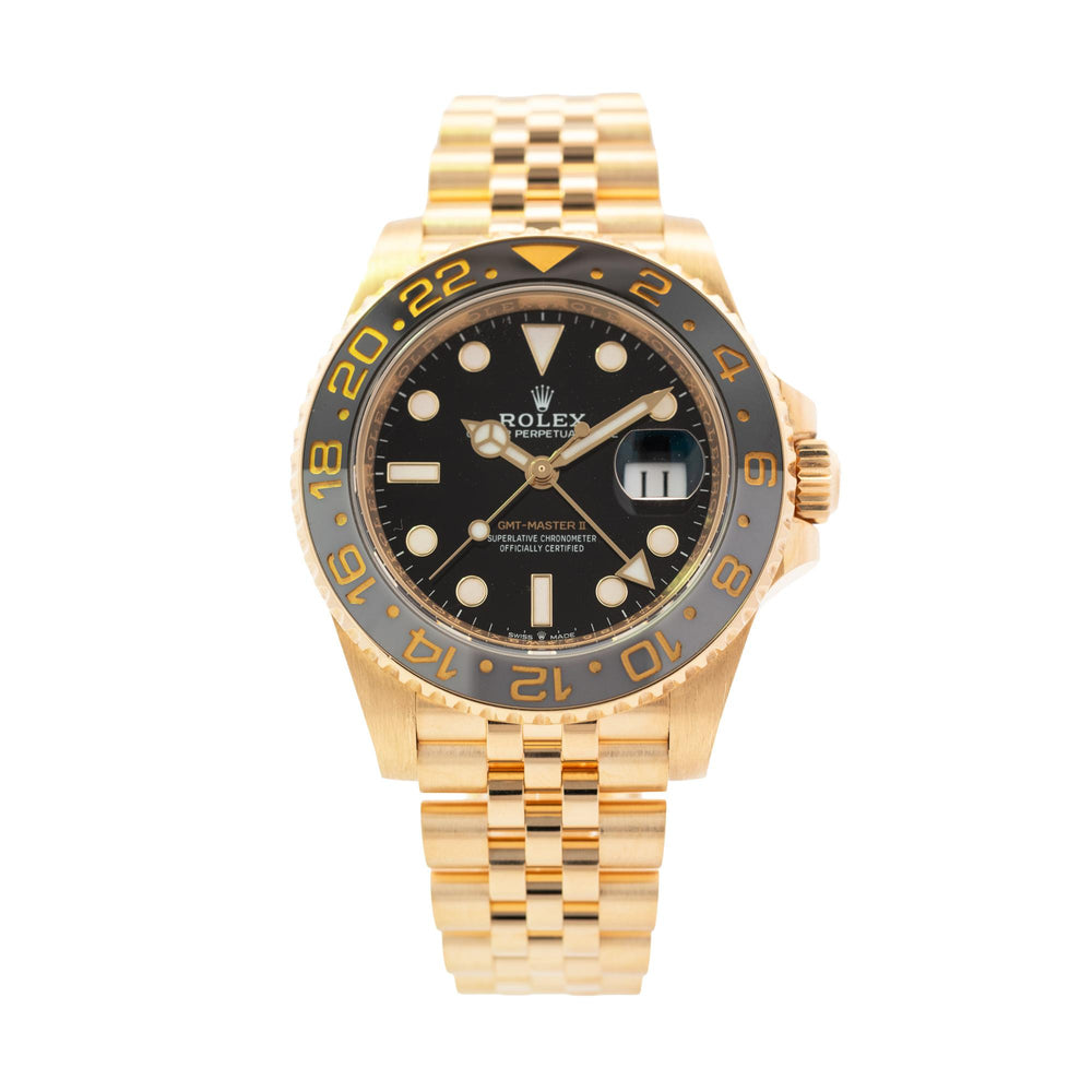 Rolex 40mm GMT Master II 18ky 126718GRNR card