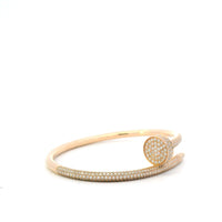 Cartier Juste Un Clou Pave Diamond Bracelet Sz 16 18ky